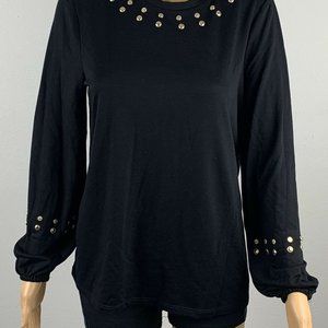 Michael Kors Women's Black Basics Shirt Top